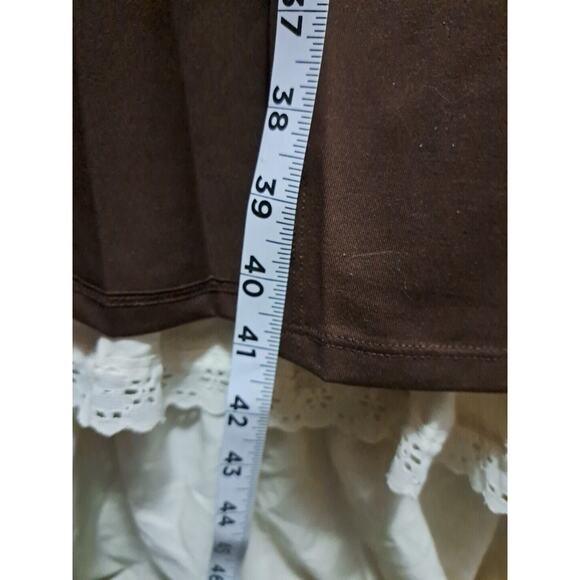 NWT Halara Women's Play My Way Maxi Buckle Skirt Large High Waisted High Slits - Picture 8 of 8